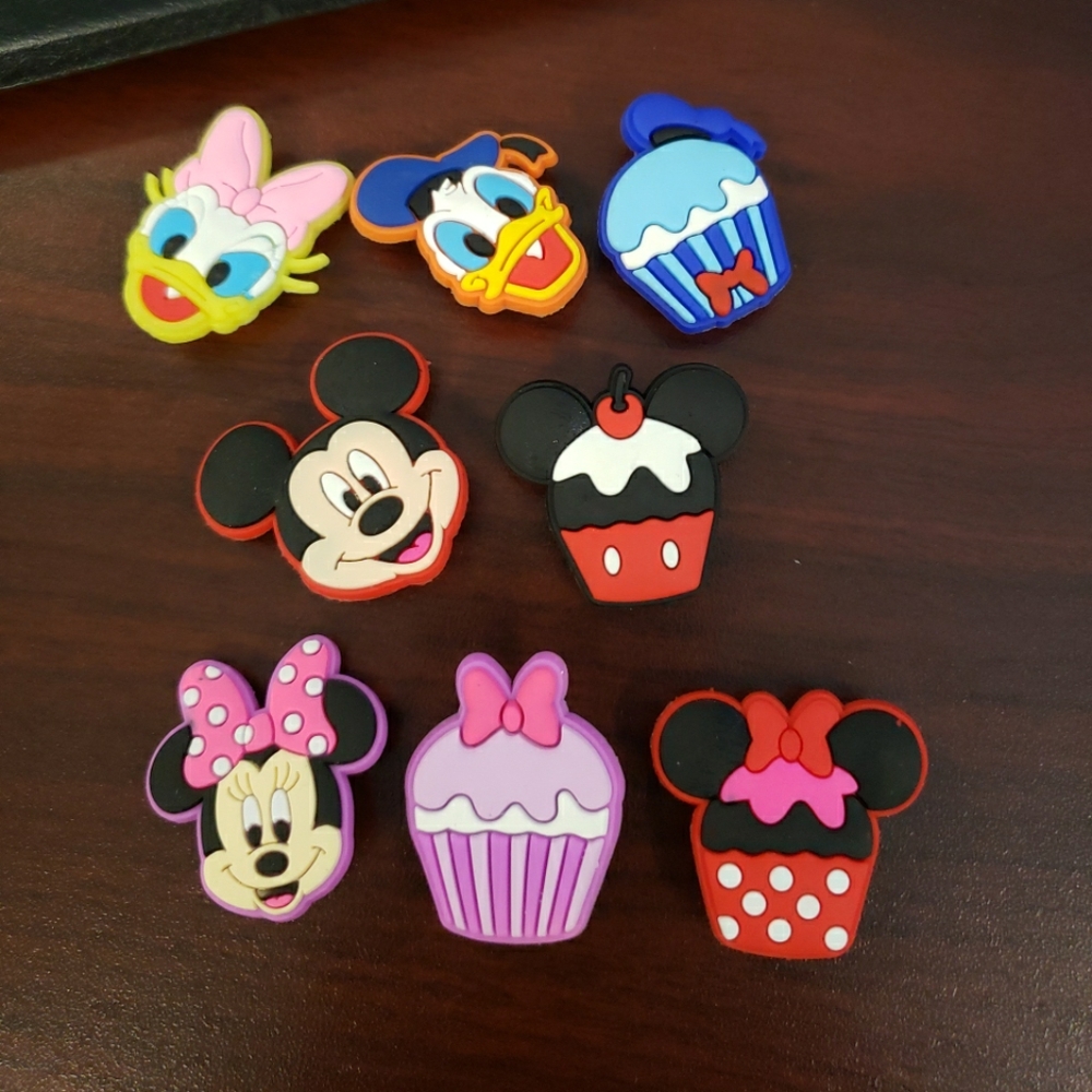 New Set of 8 Disney Shoe Charms